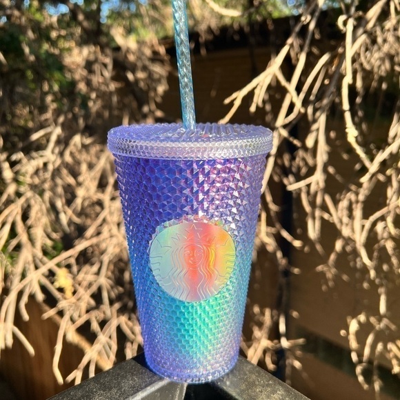 Starbucks Purple and Blue Ombre Studded Tumbler grande - Picture 1 of 5